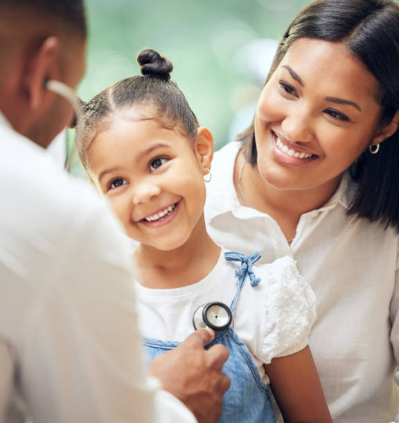 Family at pharmacy